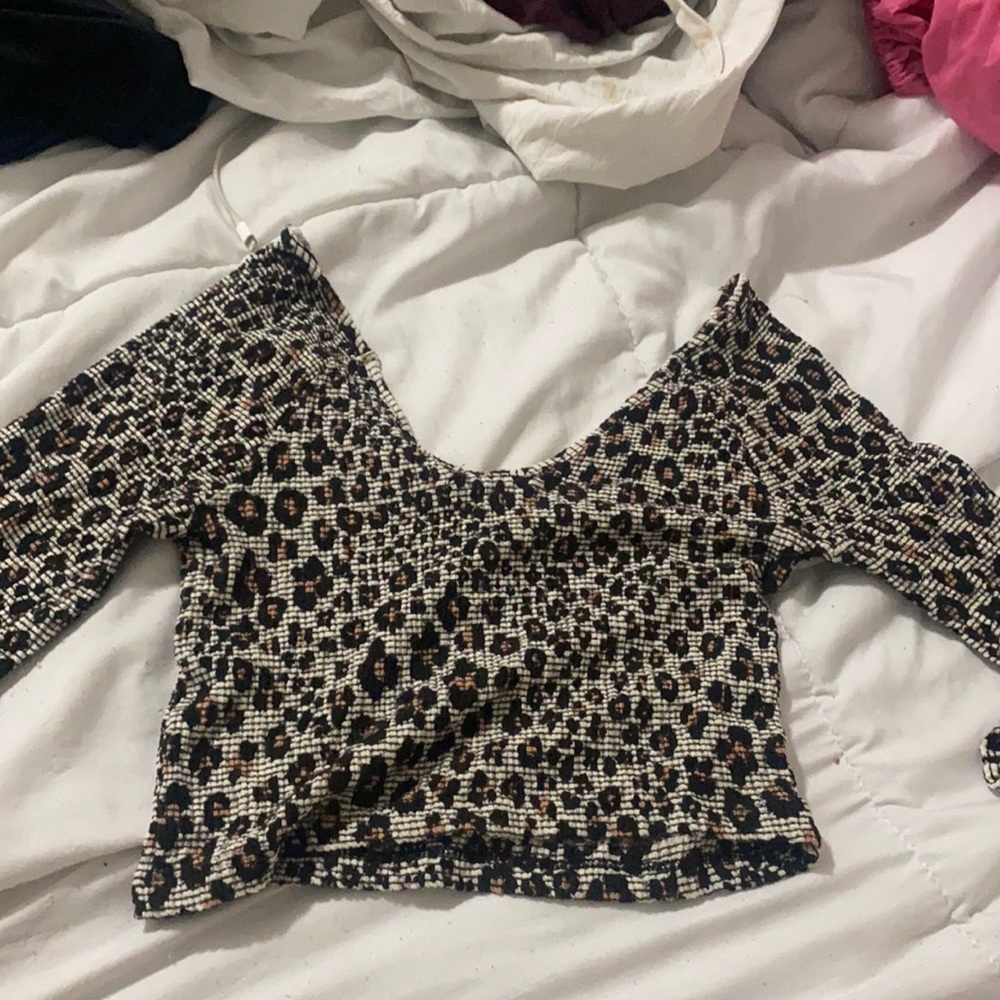 Cheetah print shirt